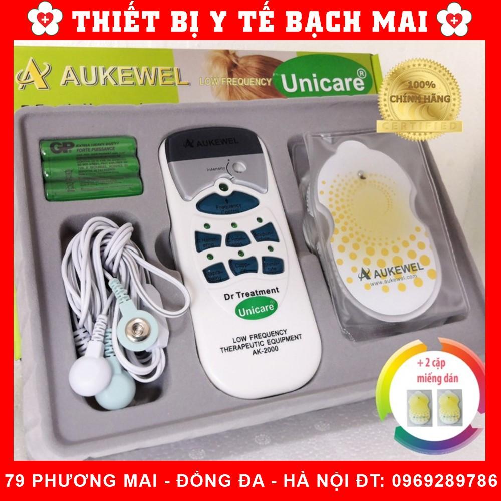 Máy Massage Trị Liệu Xung Điện Thương Hiệu Đức Aukewel AK-2000 Và 2 Cặp Miếng Dán