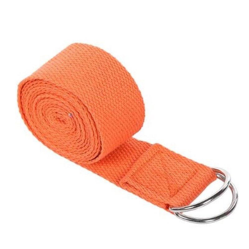 New Adjustable Sport Stretch Strap D-Ring Belts Gym Waist Leg Fitness Yoga Belt