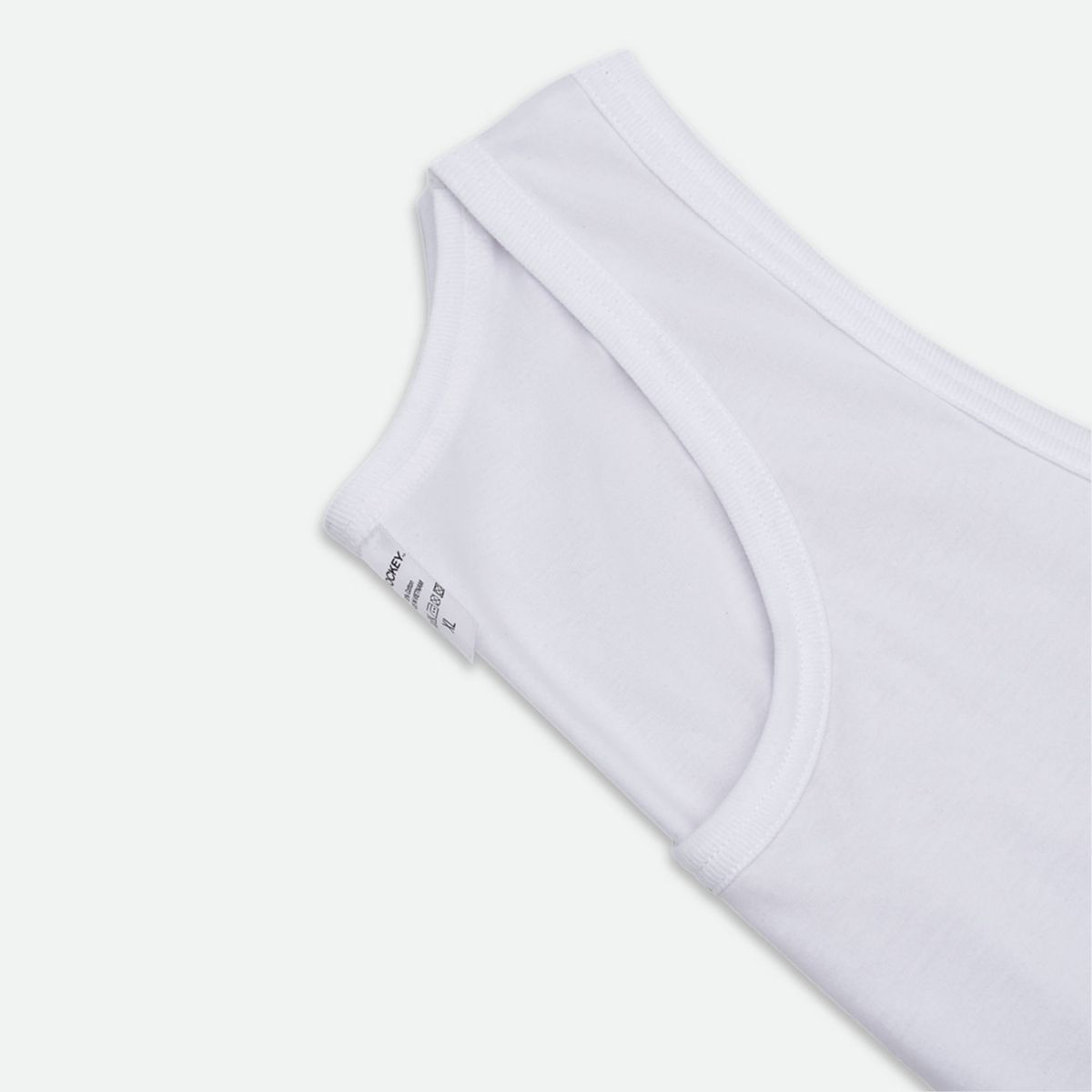 Áo Thun Ba Lỗ Nam Jockey Cotton Màu Trắng - 2111