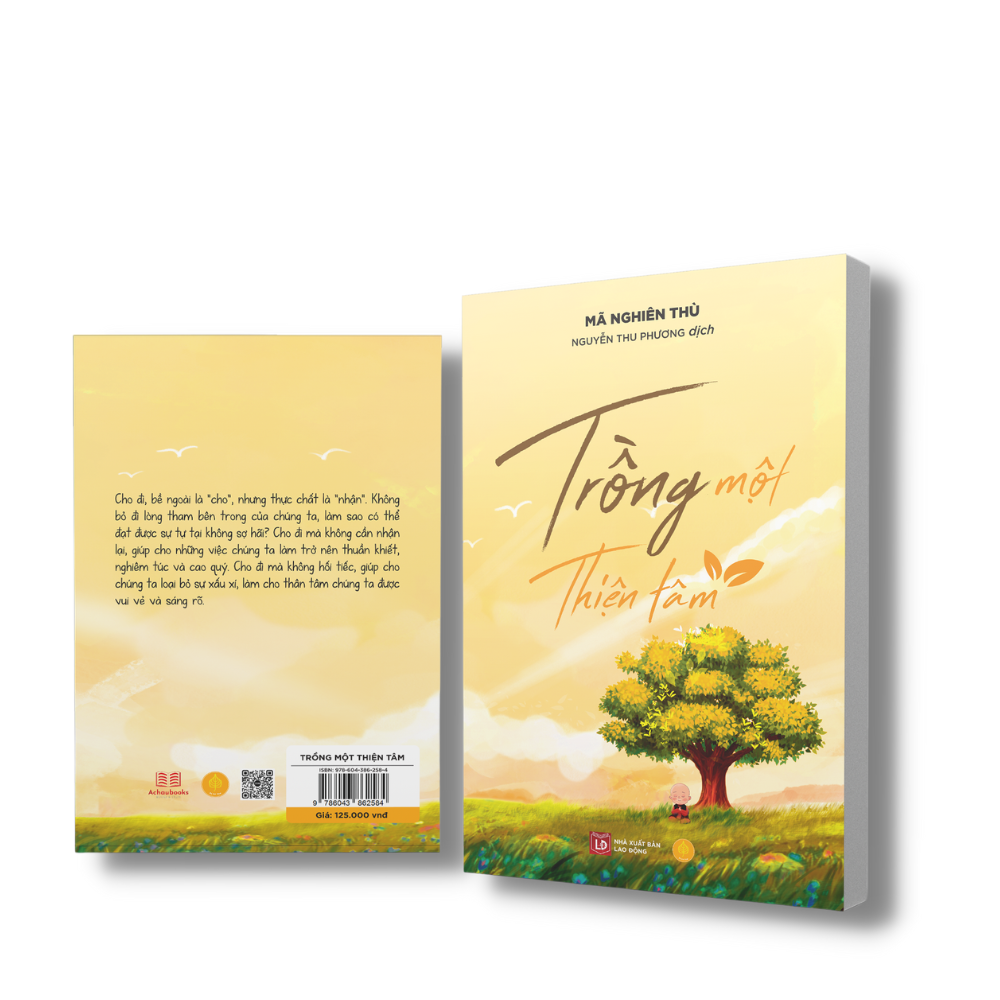 Combo Một Đóa Hoa Tâm - Sách Sách Gieo Một Niệm Lành Và Trồng Một Thiện Tâm ( 2 Cuốn) - Nhà Sách Á Châu Books