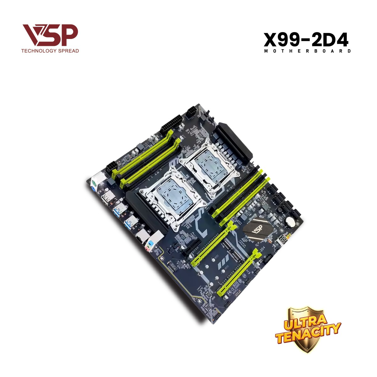 Bo Mạch Chủ Main VSP X99-2D4 (Dual CPU) Socket LGA 2011 – Hàng Chính Hãng