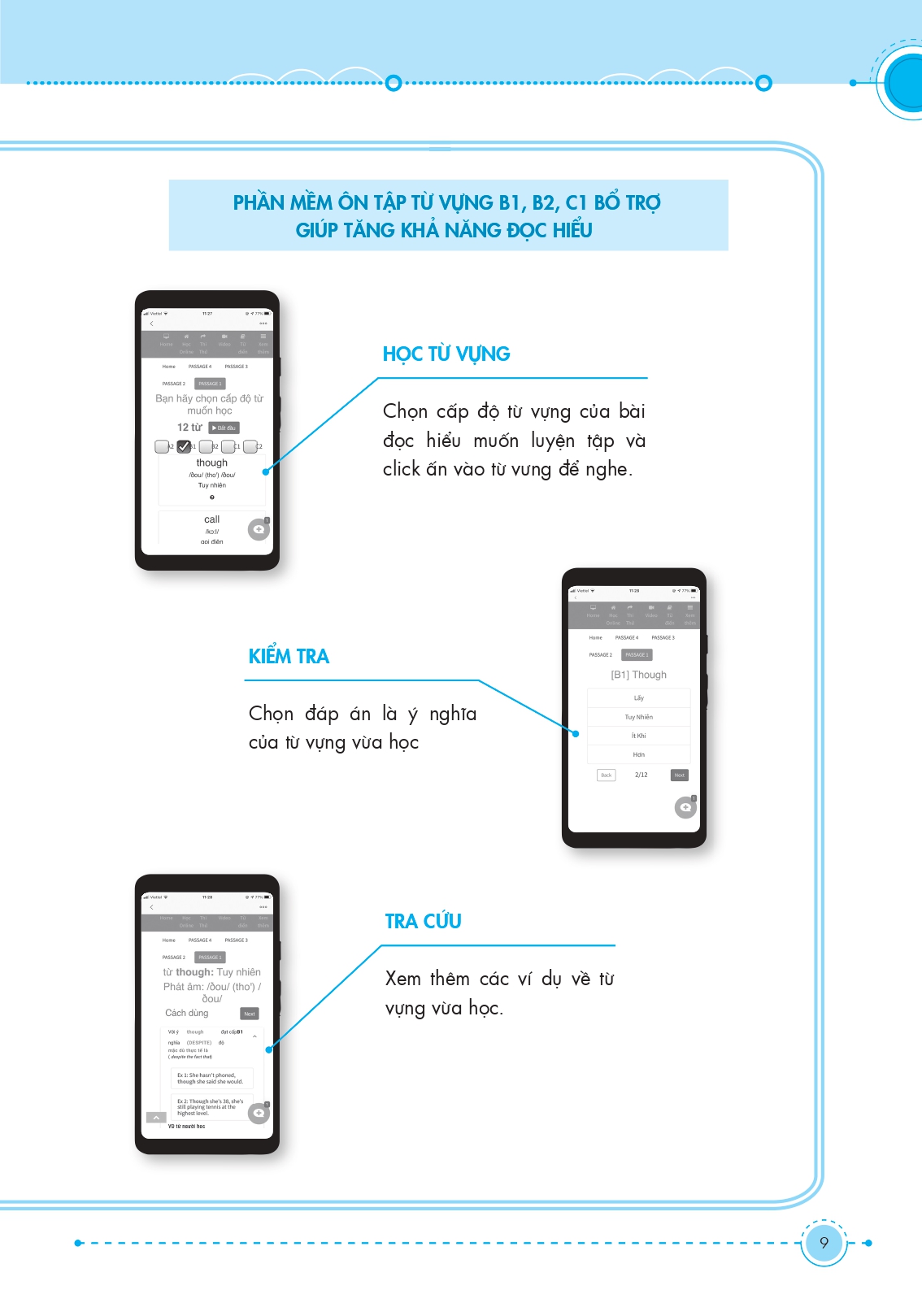 Combo Sách luyện thi B1 Vstep 4 kỹ năng và Sách 10 bộ đề thi Đọc hiểu Vstep reading B1-B2-C1 (Vstep practice test) ôn thi chứng chỉ ngoại ngữ bậc 3, 4, 5