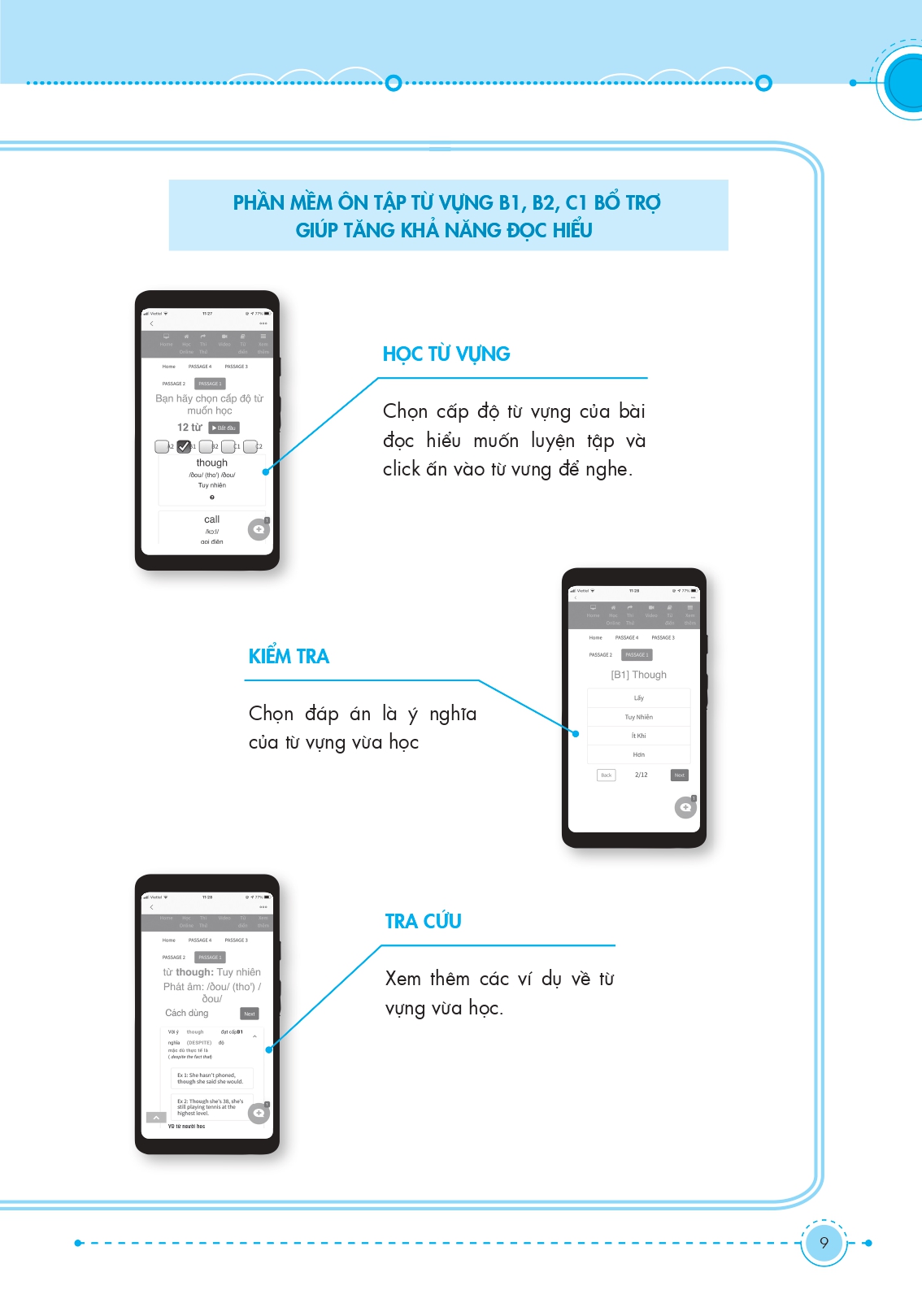 Sách 10 bộ đề thi Đọc hiểu Vstep B1-B2-C1 |Ôn thi TOEFL iBT reading, Vstep reading