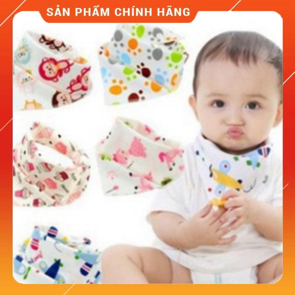 Khăn sữa/ khăn tam giác giữ ấm cổ cho bé yêu | (HO2)