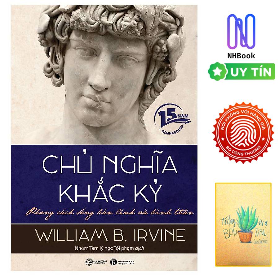 Chủ Nghĩa Khắc Kỷ - Phong cách sống bản lĩnh và bình thản- BÌA CỨNG- - Tặng sổ tay xương rồng