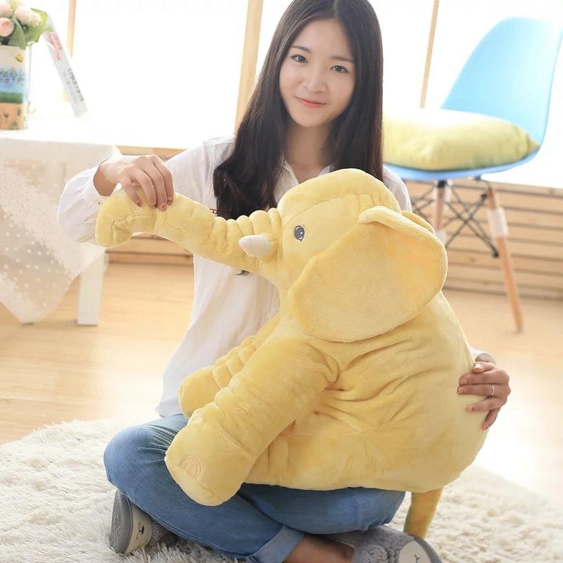 60Cm Sang Trọng Gối Tai Voi Trẻ Em Ngủ Đệm Lưng Nhồi Bông Gối Tai Voi Búp Bê Búp Bê Bé Món Quà Sinh Nhật Cho Trẻ Em