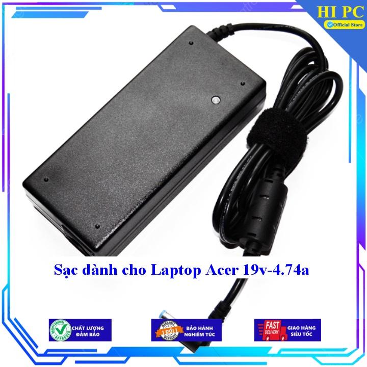 Sạc dành cho Laptop Acer 19v-4.74a - Kèm Dây nguồn - Hàng Nhập Khẩu