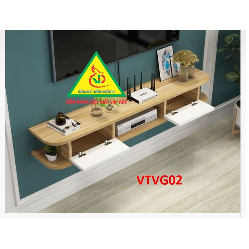 Kệ Ti Vi Treo Tường Trang Trí VTVG02 - Nội Thất Lắp Ráp Viendong Adv