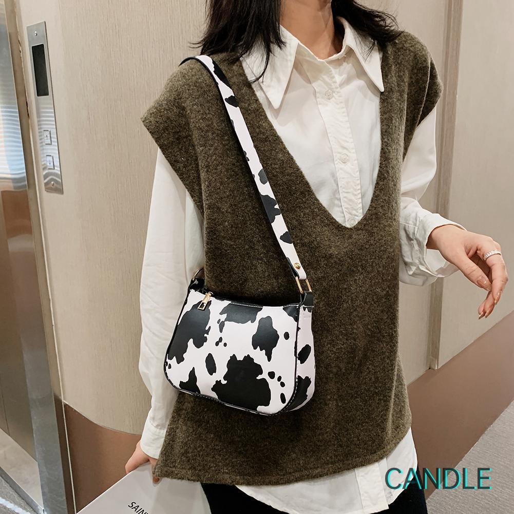 Túi Đeo Dưới Cánh Tay Chất Liệu Da Pu Họa Tiết Động Vật