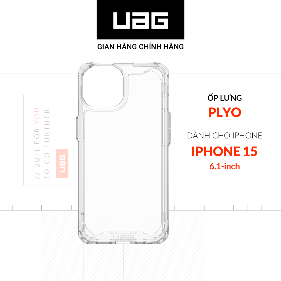 Ốp Lưng Chống Sốc UAG Plyo Cho iPhone 15 Hàng chính hãng