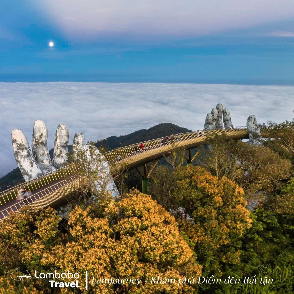 Tour du lịch Đà Nẵng [LAMBABA] Tour Bà Nà 1 ngày Khám phá Sun World Bà Nà Hills Hành trình về Miền Tiên Cảnh