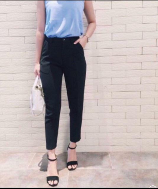 Quần baggy vải công sở chất vải Vitex Hàn