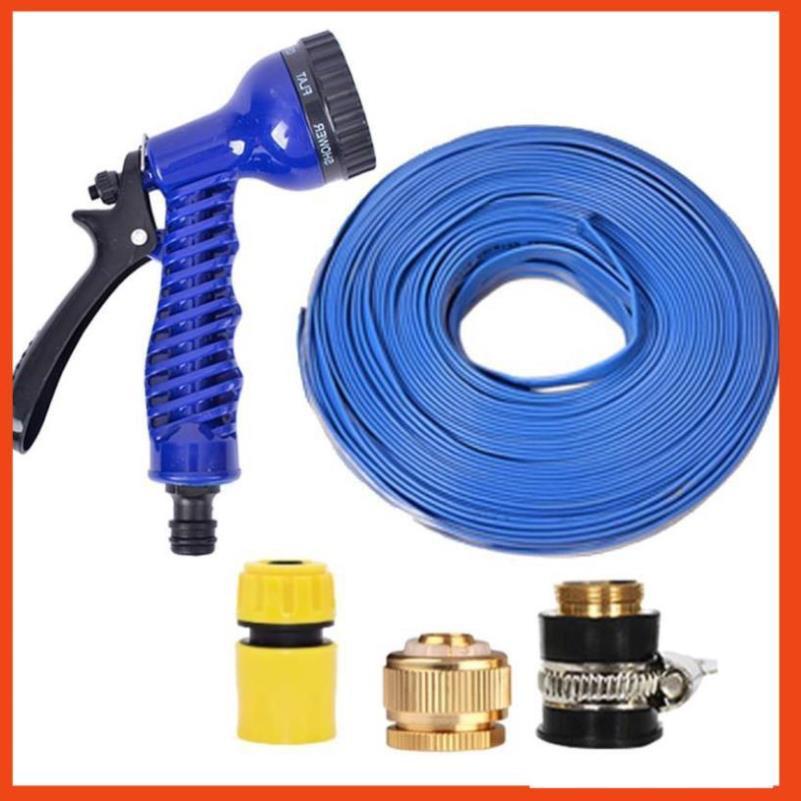 Bộ dây và vòi xịt tăng áp lực nước,rửa xe, tưới cây 20m 206843