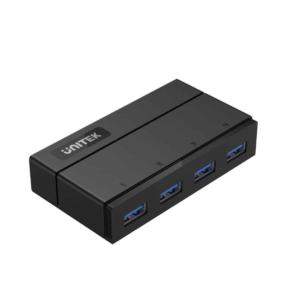 Hub chia 4 cổng USB3.0 kèm nguồn UNITEK Y-HB03001 - hàng chính hãng