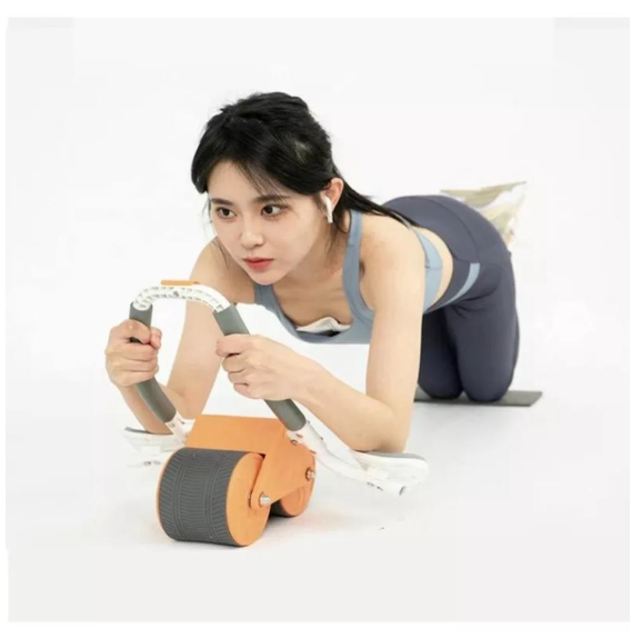 Con lăn tập bụng thế hệ mới RW001 có trợ lực, chống trơn trượt,dụng cụ plank tập gym giúp eo thon gọn hàng cao cấp