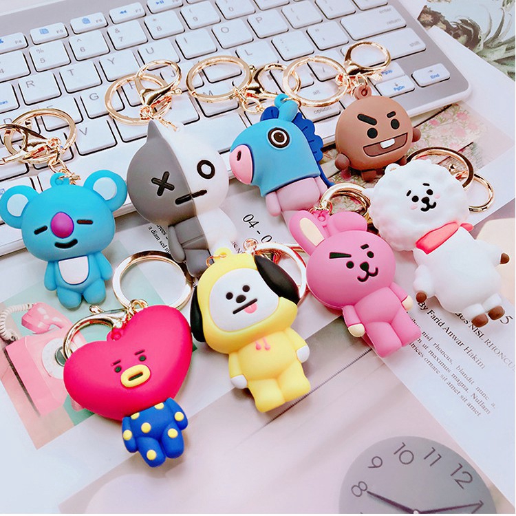 Móc khóa búp bê hình nhân vật hoạt hình