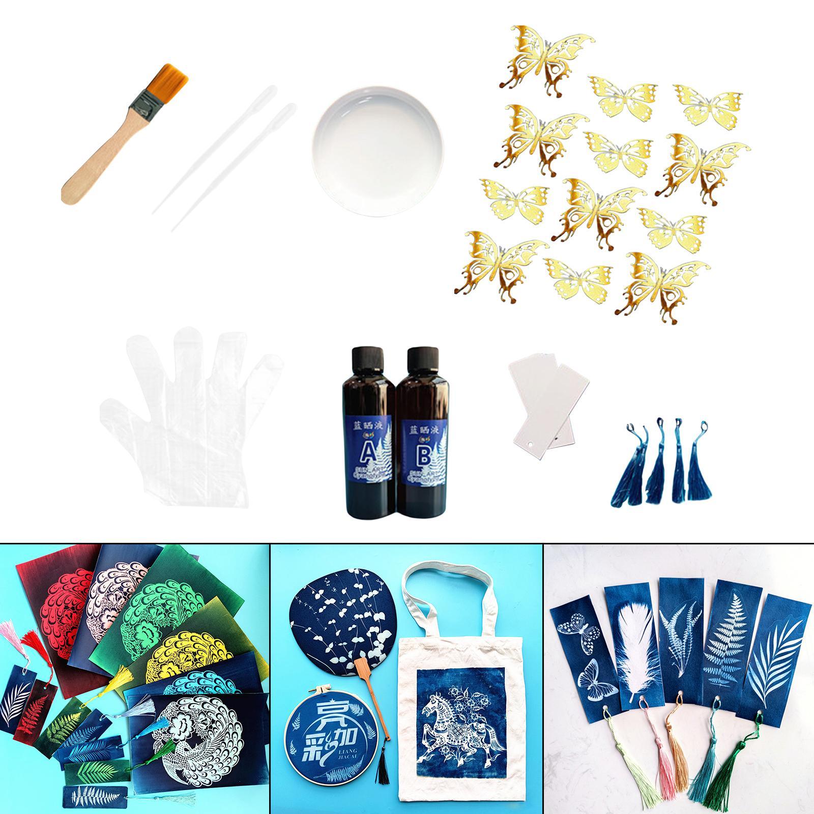 Cyanotype Printing DIY Kit  High Sensitive f/ sun Printing Paper