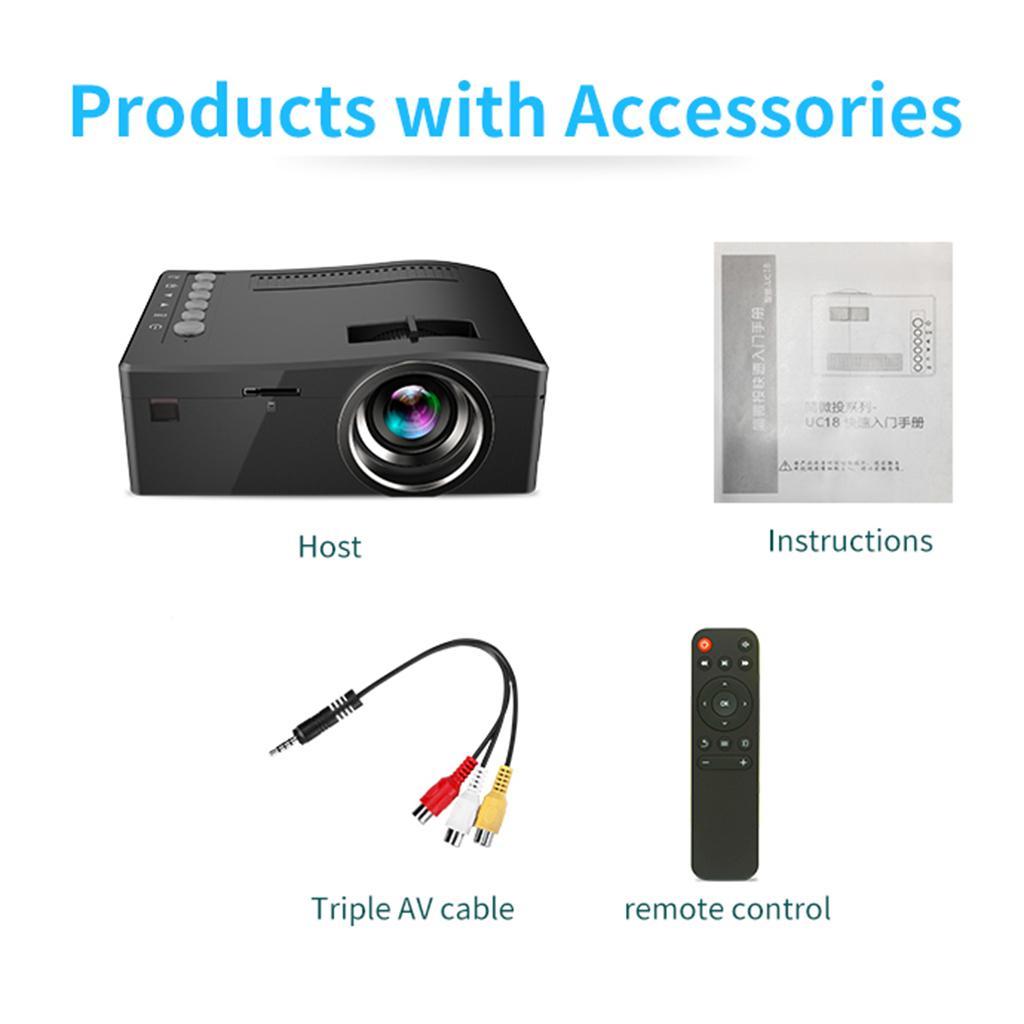 Portable Mini LED Home Cinema Theater USB AU Plug