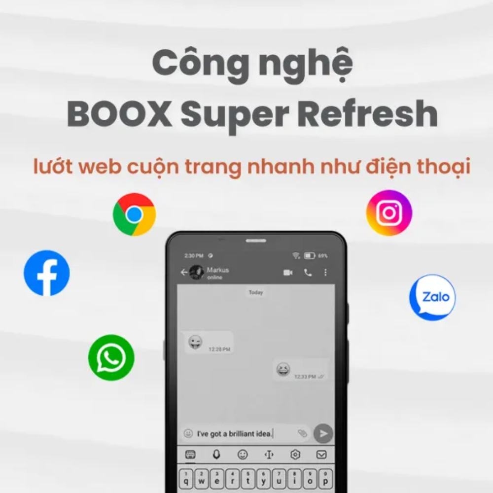 Máy đọc sách Boox Palma - Hàng Chính Hãng