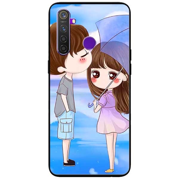 Ốp lưng dành cho Realme 6i mẫu Cặp Đôi Xanh