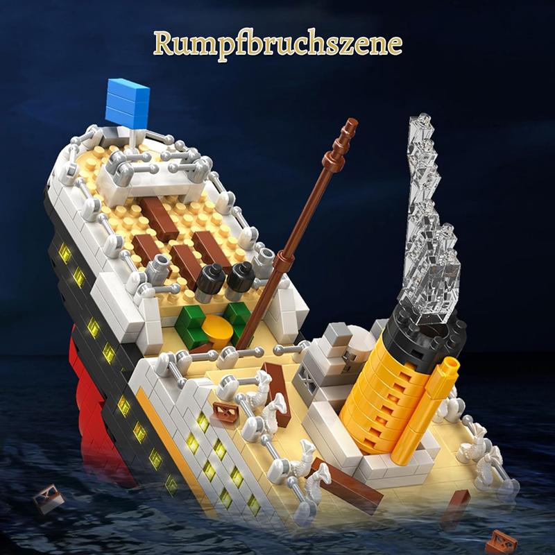 Đồ Chơi Lắp Ráp Mô Hình Tàu Titanic Tình Yêu Bất Diệt - Moyu 97091 (1327 Mảnh Ghép)