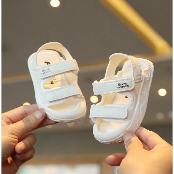 Cho Bé Sandal tập đi 2 quai trơn cho bé từ 0-2 tuổi siêu xinh