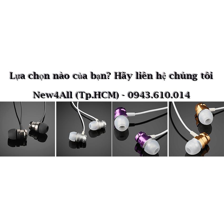 Tai Nghe Nhét Tai New4all Piston Basic - Đen - Hàng Chính Hãng