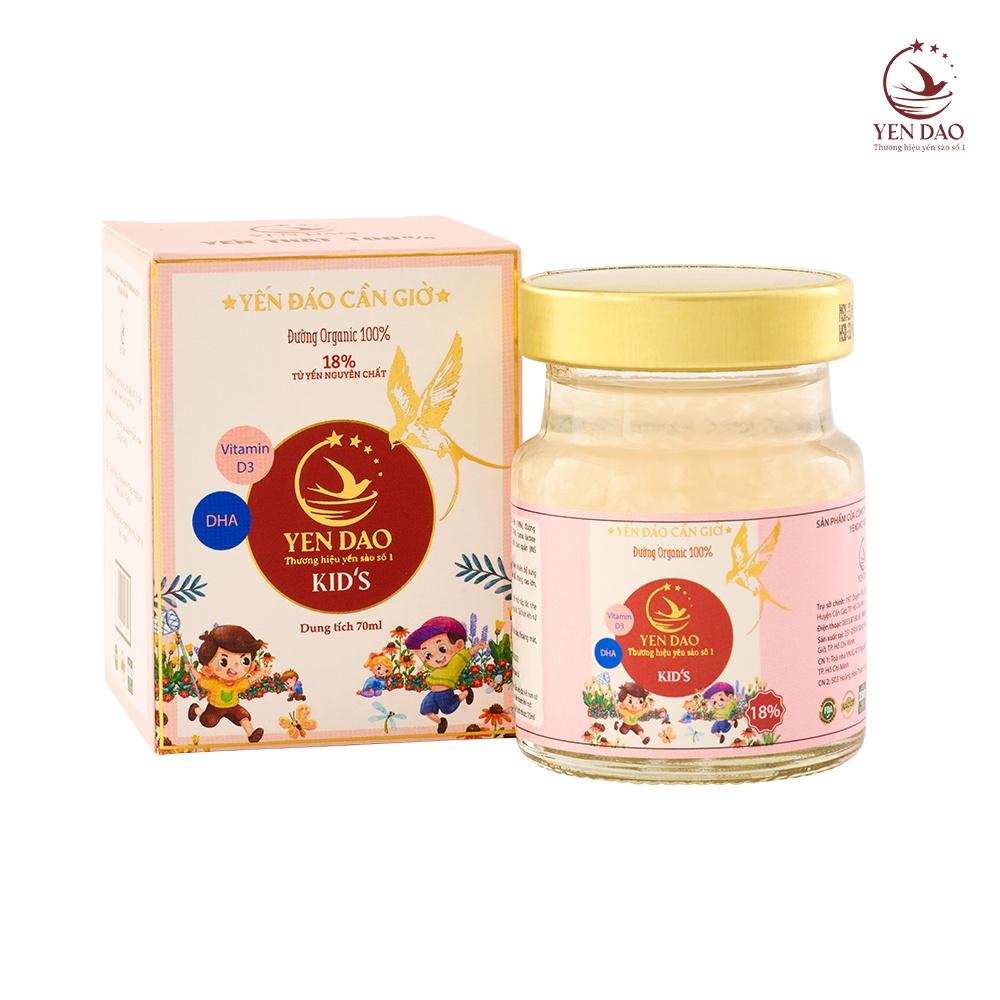 Yến Hũ Kids Yến Đảo Kích Thích Trẻ Ăn Ngon Miệng, Hỗ Trợ Phát Triển Toàn Diện Cho Trẻ 70ml/ Hũ