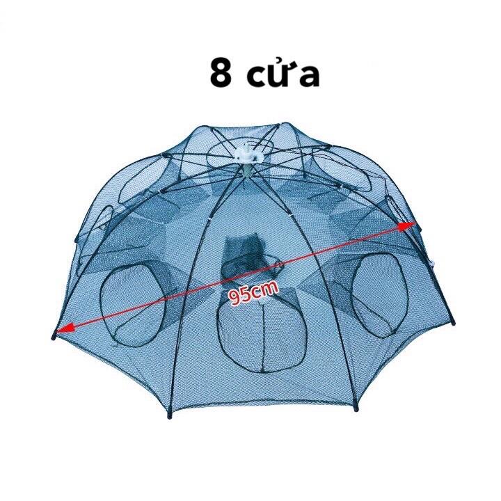 Combo 5 Lồng Bát Quái 8 cửa Tặng 5 Gói Mồi, Bắt Cá Tôm Lươn