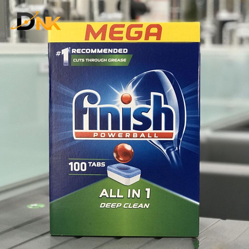 Viên rửa bát Finish All in 1 100 viên, 6 chức năng - CAM KẾT HÀNG NHẬP KHẨU CHÍNH HÃNG BỞI DNK