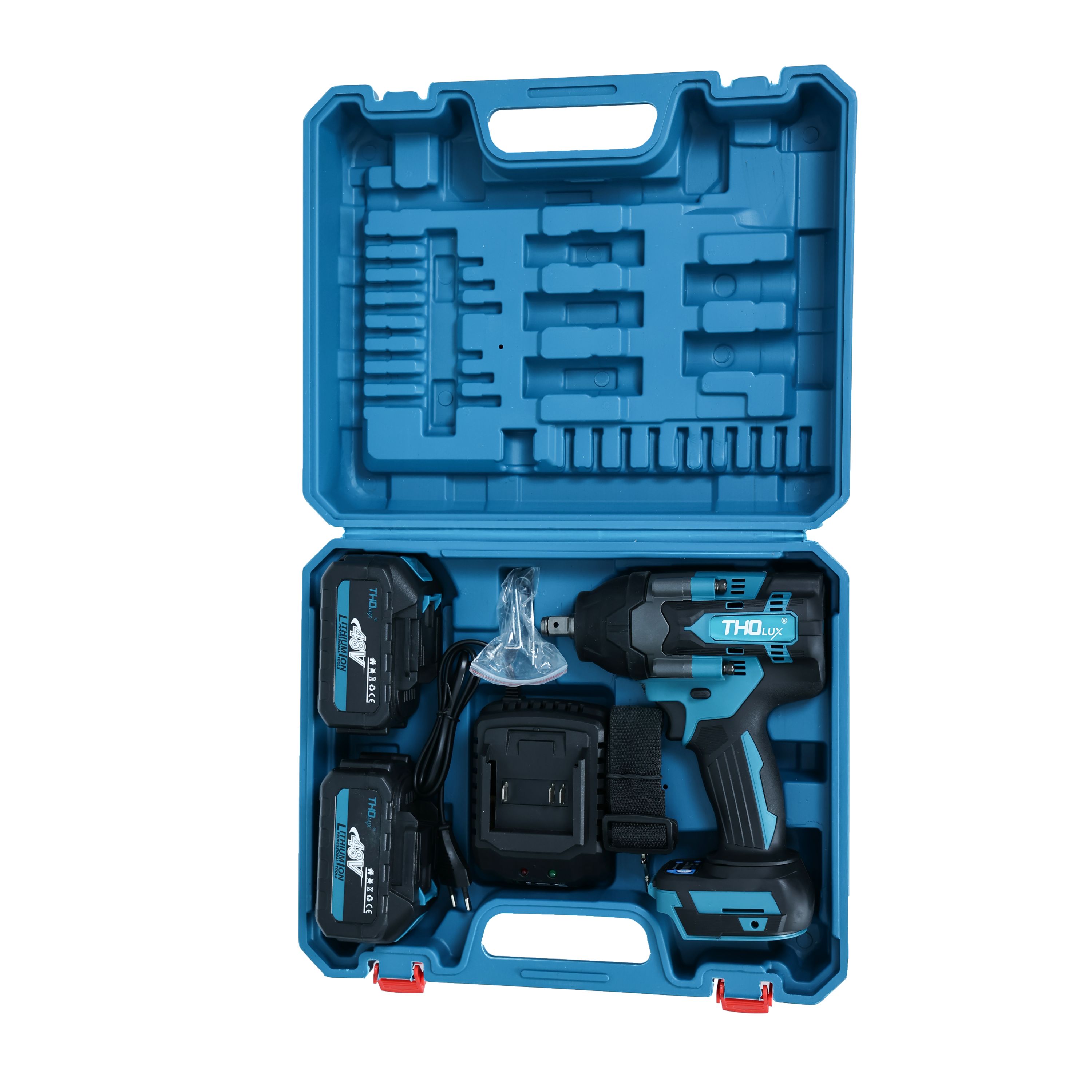 Máy vặn/ bắn Bulong Tholux M-8087 Không Chổi Than, Lực Siết 700N.m Mở Vặn Ốc Xe Tải