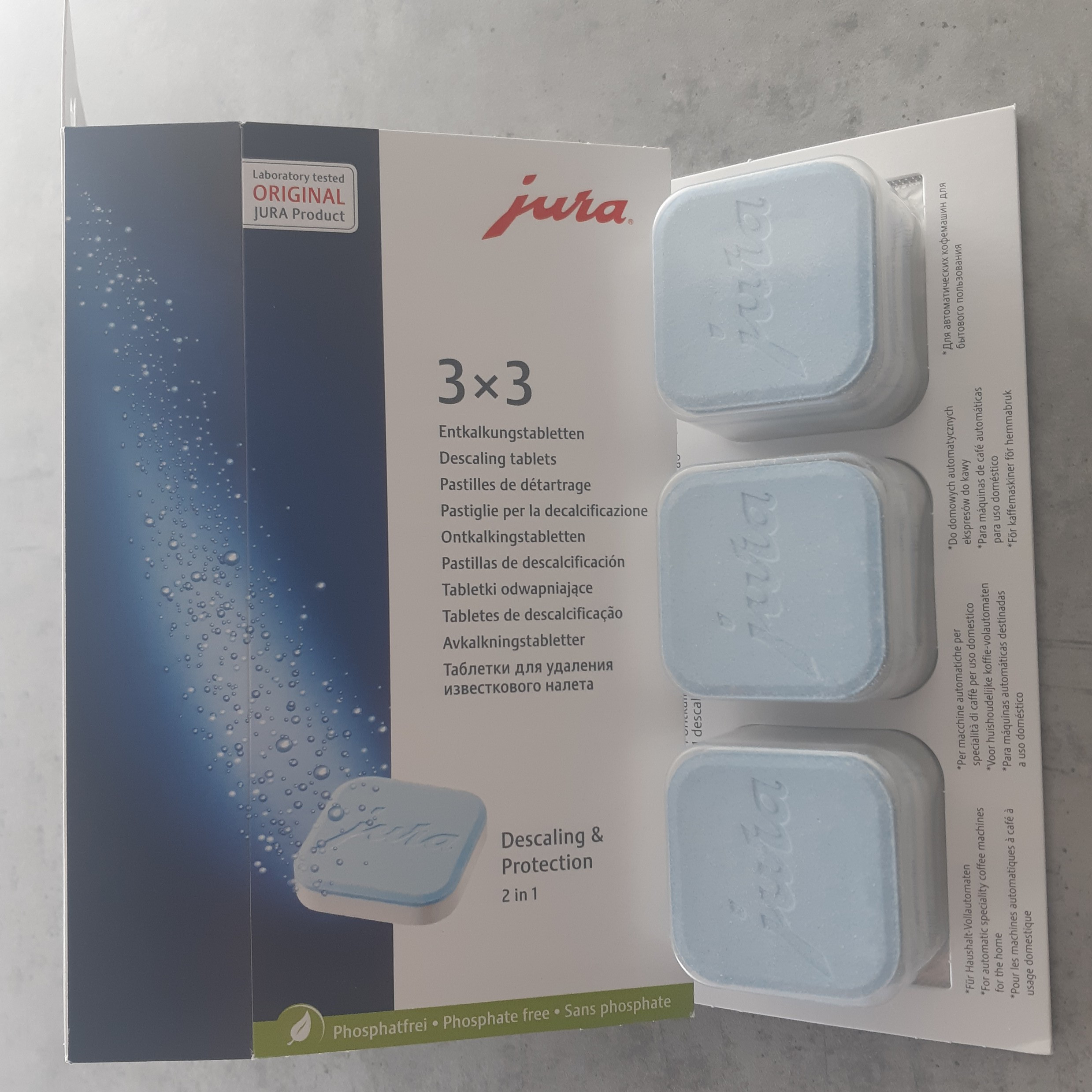 JURA 2 - PHASE DESCALING TABLETS - Hàng Chính Hãng