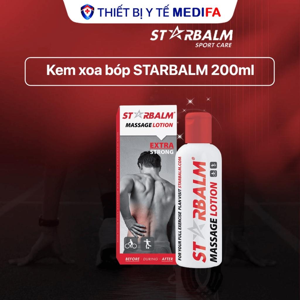 Kem xoa bóp STARBALM, giảm tình trạng nhức mỏi cơ, giúp thư giãn bắp cơ do vận động quá mức, lọ 200ml