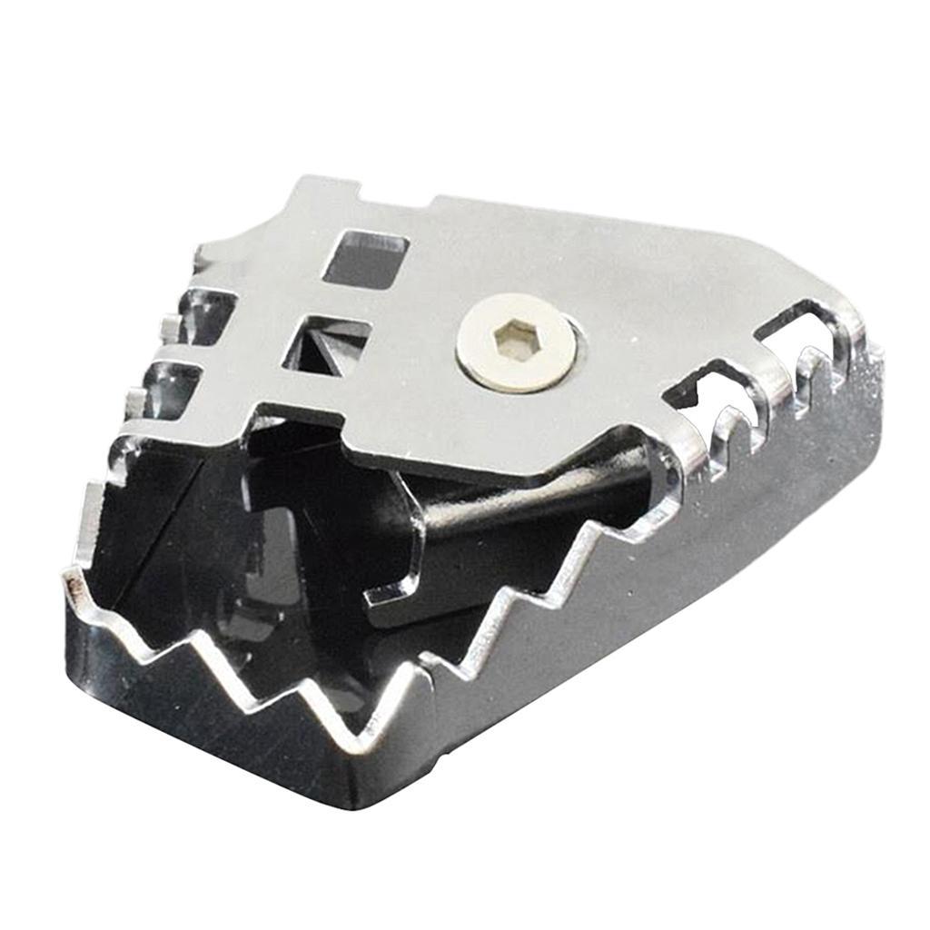 Rear Foot Brake Lever Pedal Extension Peg Pad Extender for F650GS Black