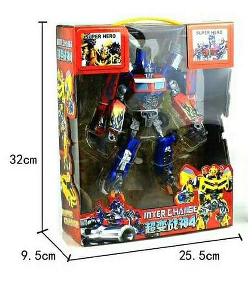 Robot lắp ghép biến hình 2 trong 1 cao 25cm (Optimus Prime)