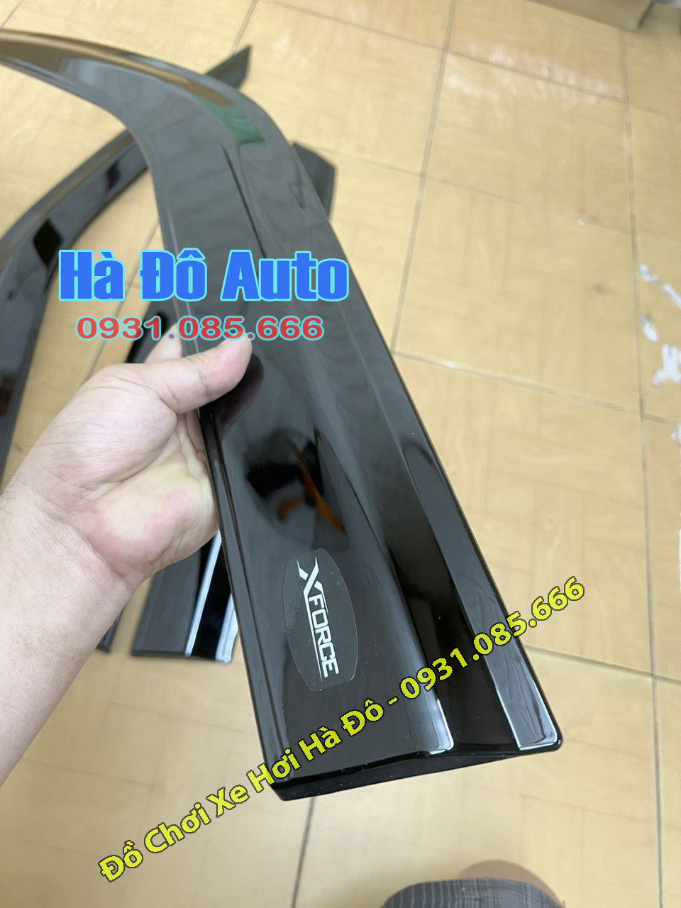 Vè Che Mưa Xforce 2023 2024 Vè Đen Thái -  Bộ Viền Che Mưa Mitsubishi Xforce 2023/2024
