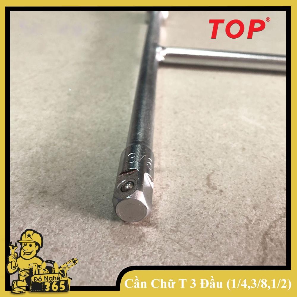 Cần siết chữ T 3 đầu (1/4&quot; - 3/8&quot; - 1/2&quot;) Top