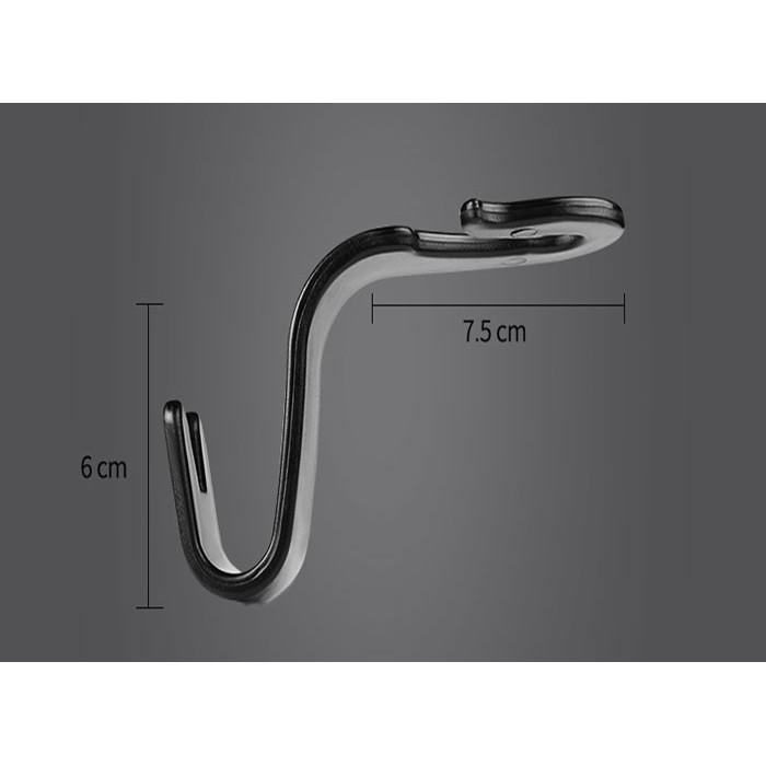 Bộ 04 móc treo đồ sau ghế ô tô