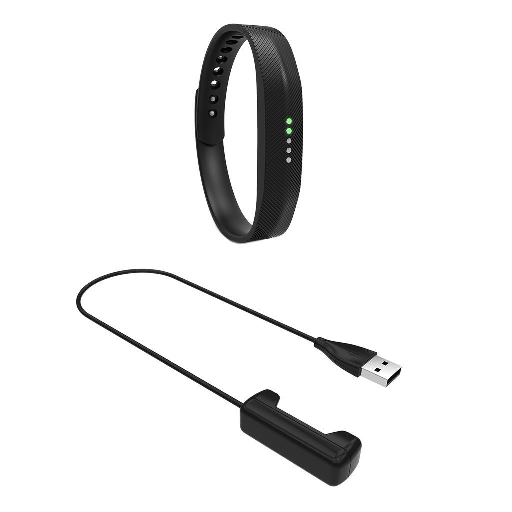 Red Replacement Soft Silicone Watch band Wrist Strap + USB Charging Cable For Flex 2