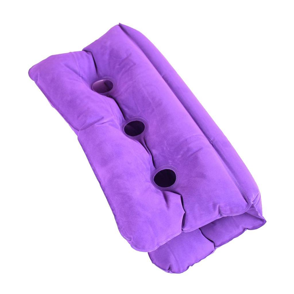 2pcs Foldable Air Inflatable Cushion Seat Chair for Travel Home