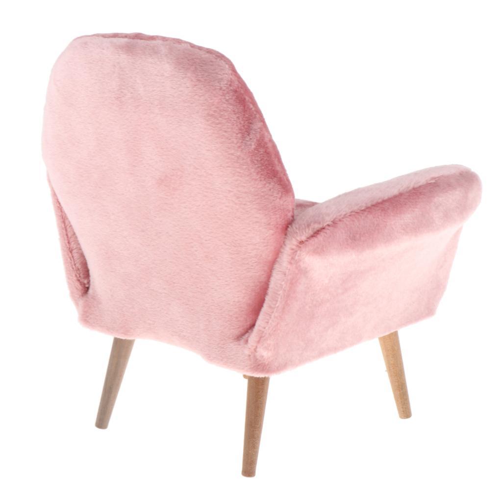 1/6 Pink Dollhouse Single Sofa Japanese-style