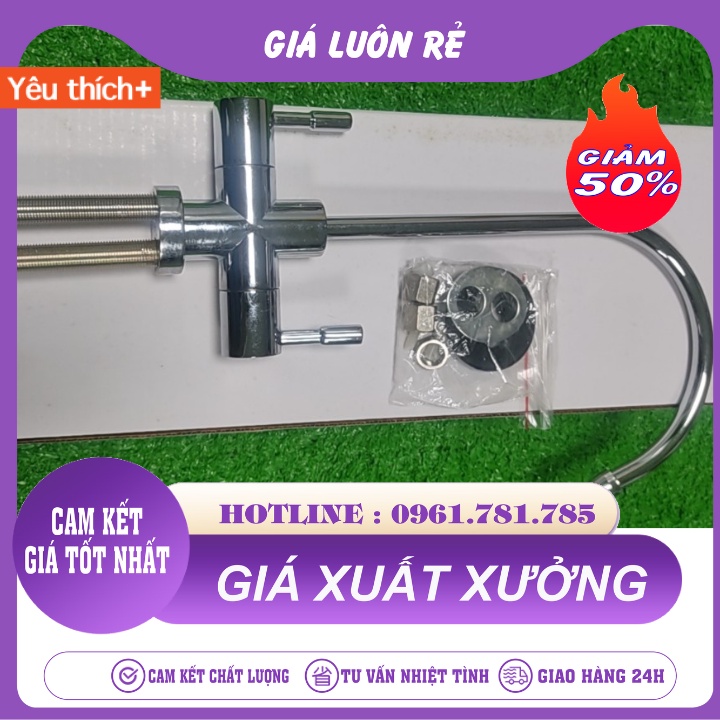 Vòi Gạt Đôi Thiết Kế Tinh Xảo Tạo Lên Sự Bắt Mắt Và Sang Trọng Cho Máy Lọc Nước RO Nhà Bạn