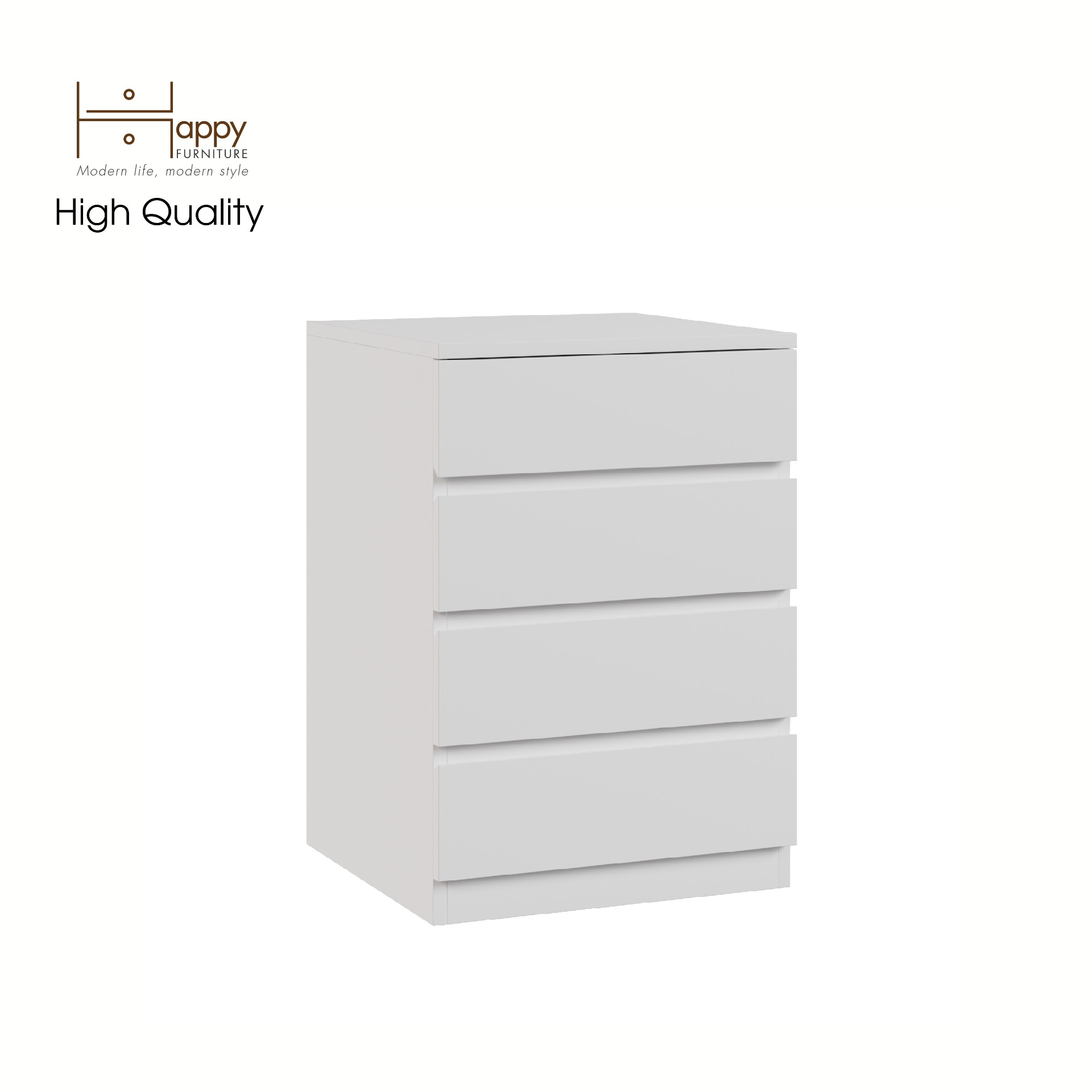 [Happy Home Furniture] OLA, Tủ lưu trữ 4 ngăn kéo, 45cm x 45cm x 65cm ( DxRxC), THK_094