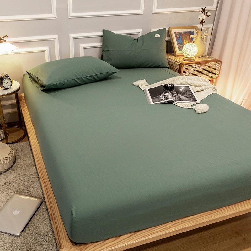 Sét Chăn Ga Gối CHƯA GỒM CHĂN Cotton Tici Phong Cách Hàn Quốc Mềm Mại Mịn - Ko Vỏ Ôm