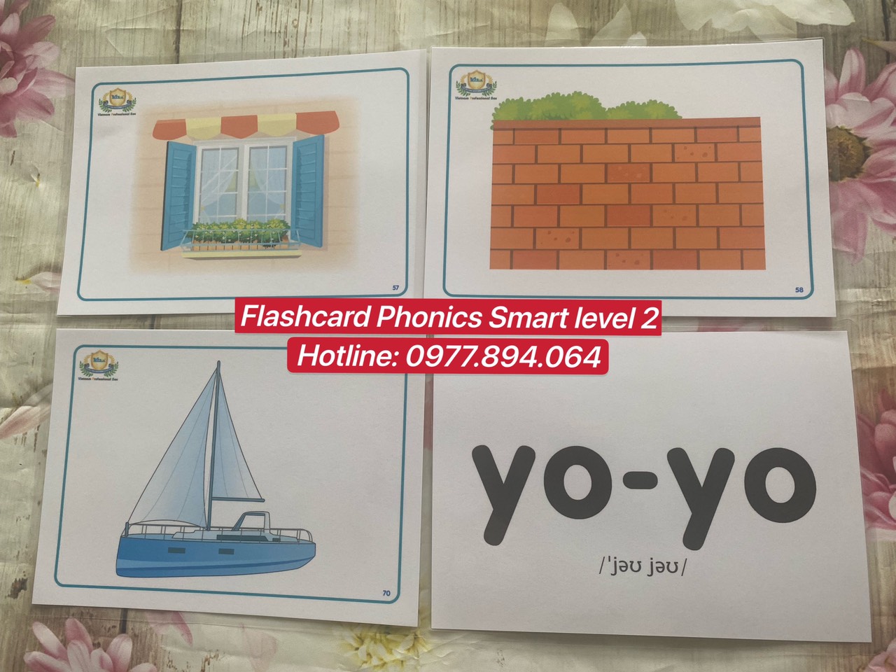 FLASHCARD TIẾNG ANH LỚP 1,2 - chương trình SMART PHONICS mới nhất