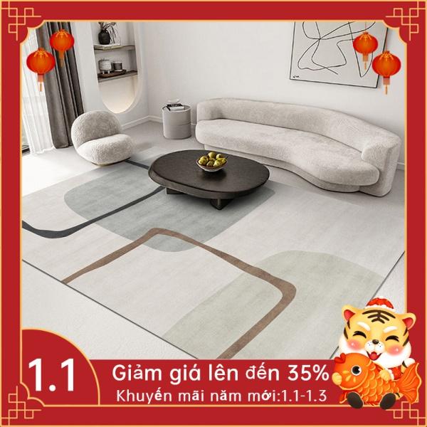Thảm Lót Sàn Chống Trượt Thiết Kế Đơn Giản Sang Trọng Cho Phòng Khách/Phòng Ngủ
