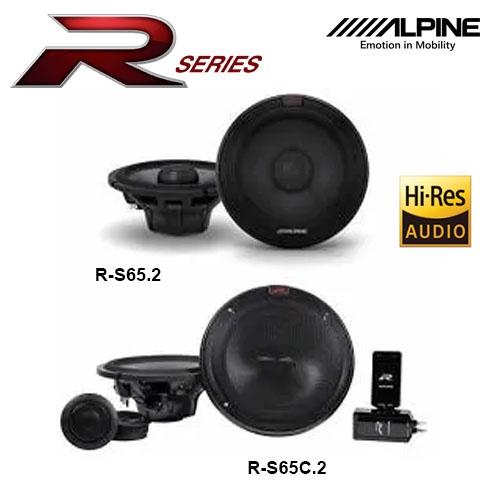 R-S65.2 Loa xe hơi đồng trục 2 chiều 6.5 inch chính hãng Alpine