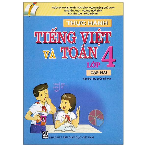 Sách Thực Hành Tiếng Việt Và Toán Lớp 4 - Tập 2