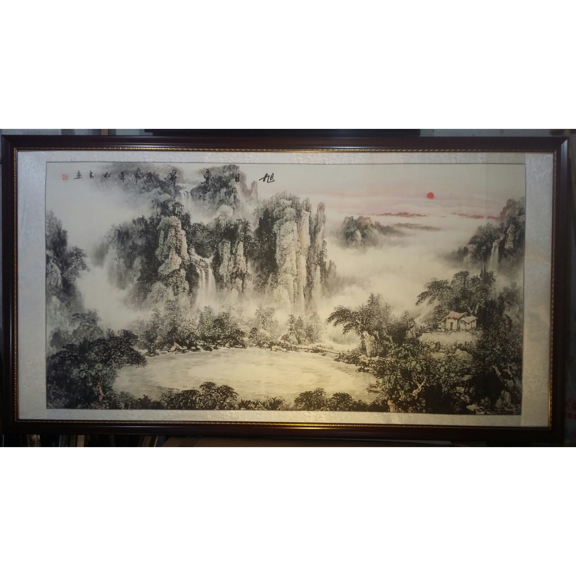 Tranh thủy mặc.Non nước hữu tình