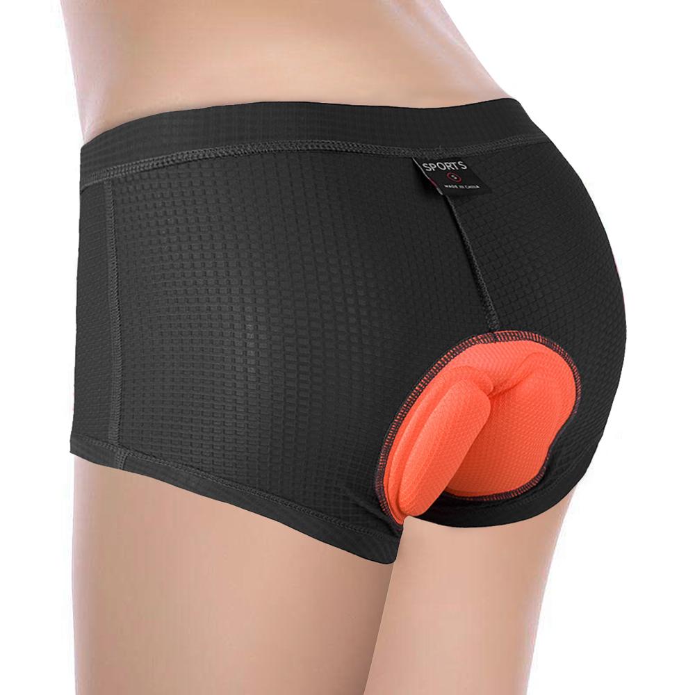 Quần đùi nữ đi xe đạp 3D có đệm lót, thoáng khí, nhanh khô